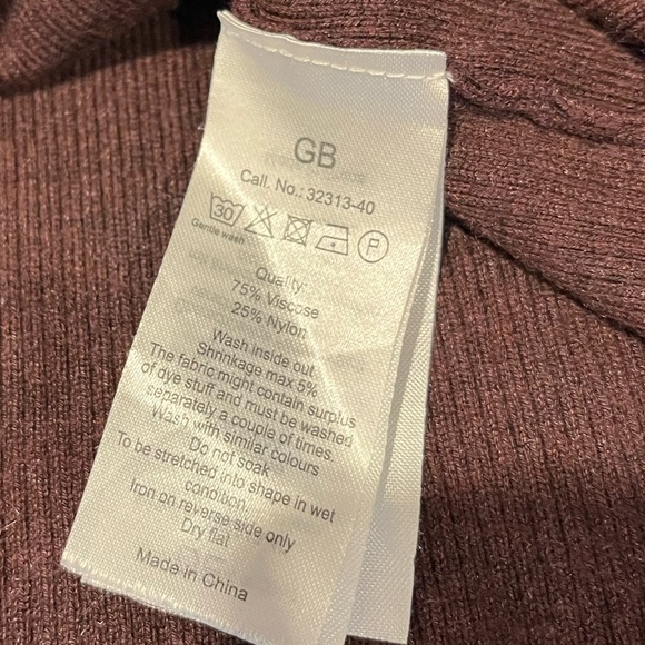 💜 SOYACONCEPT – Plum Buttoned Cardigan (Size XXL) - Picture 4 of 12